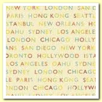 Набор бумаги: Направления (Вокруг света)  31х31/25см