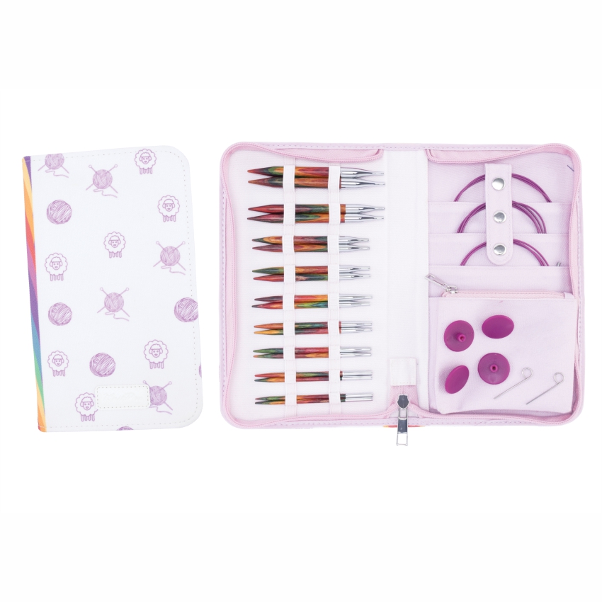 Набор деревянных съемных спиц (делюкс) Deluxe 10 см Symfonie2 KnitPro 55510