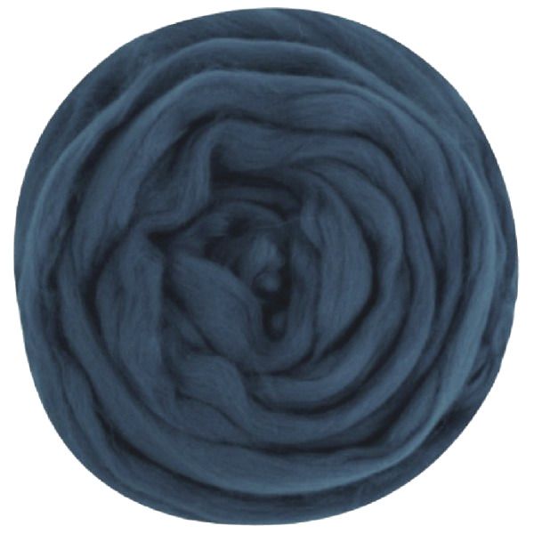 Шерсть для валяния 100% полутонкая шерсть, 50 г, №0256 светлая джинса,упак (10шт.)