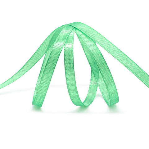 Лента атласная 0,6 см х 22,86 м цв.088 св.клевер