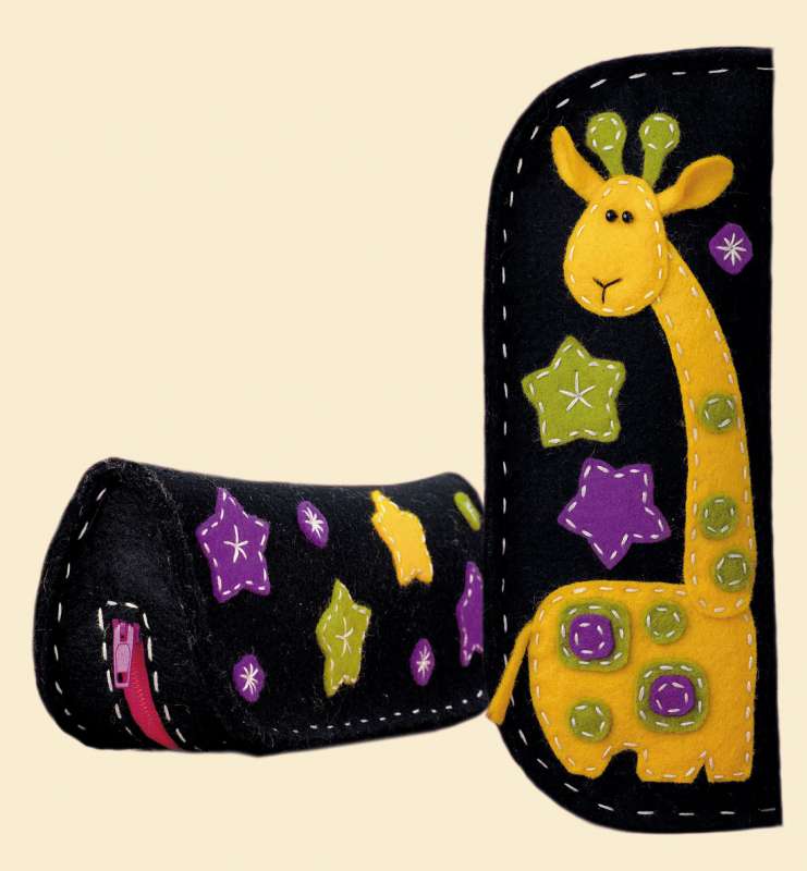 Набор для рукоделия «Сотвори Сама» 1339 АС Жираф (очечник+пенал)
