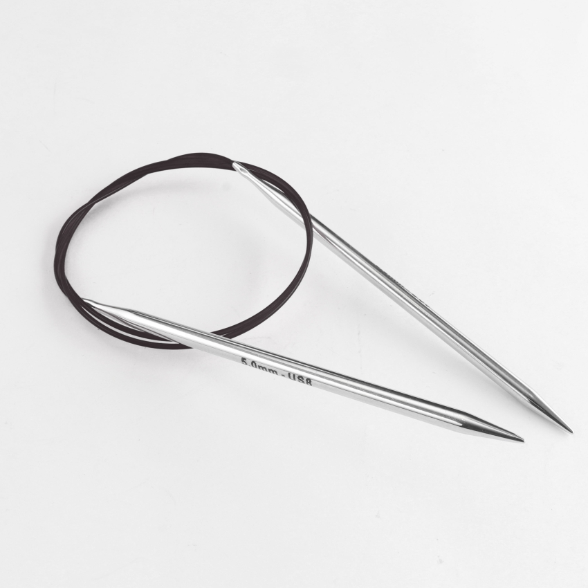 Спицы круговые латунные Nova KnitPro, 120 см, 5.00 мм 11369