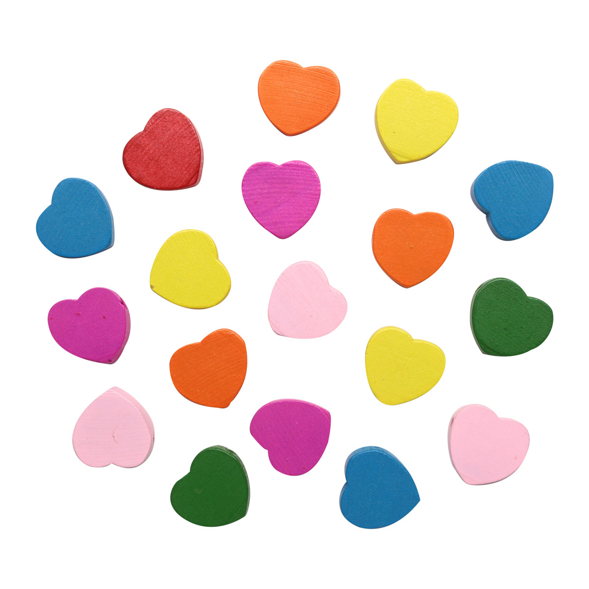 Бусины деревянные Astra&Craft 4AR405 , цветной микс,сердечки, 15гр/упак, Яркий Бусины деревянные Astra&Craft 4AR405 , цветной микс,сердечки, 15гр/упак, Яркий