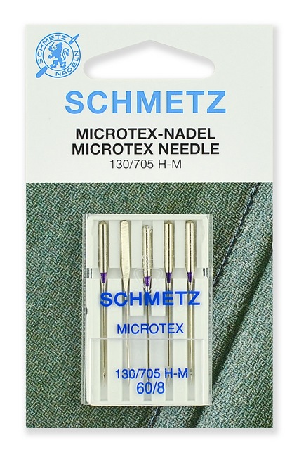 Иглы микротекс 130/705H-M № 60, 5 шт.0702064 Schmetz (особо острые)