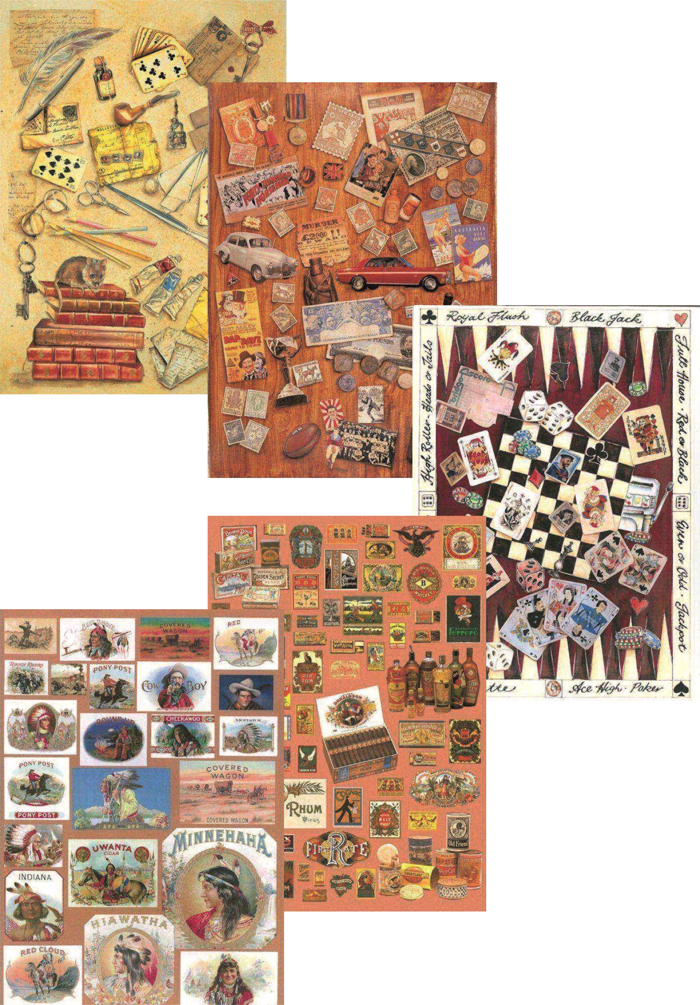 Набор бумаги для декупажа «Рукоделие» PTP(N)-011