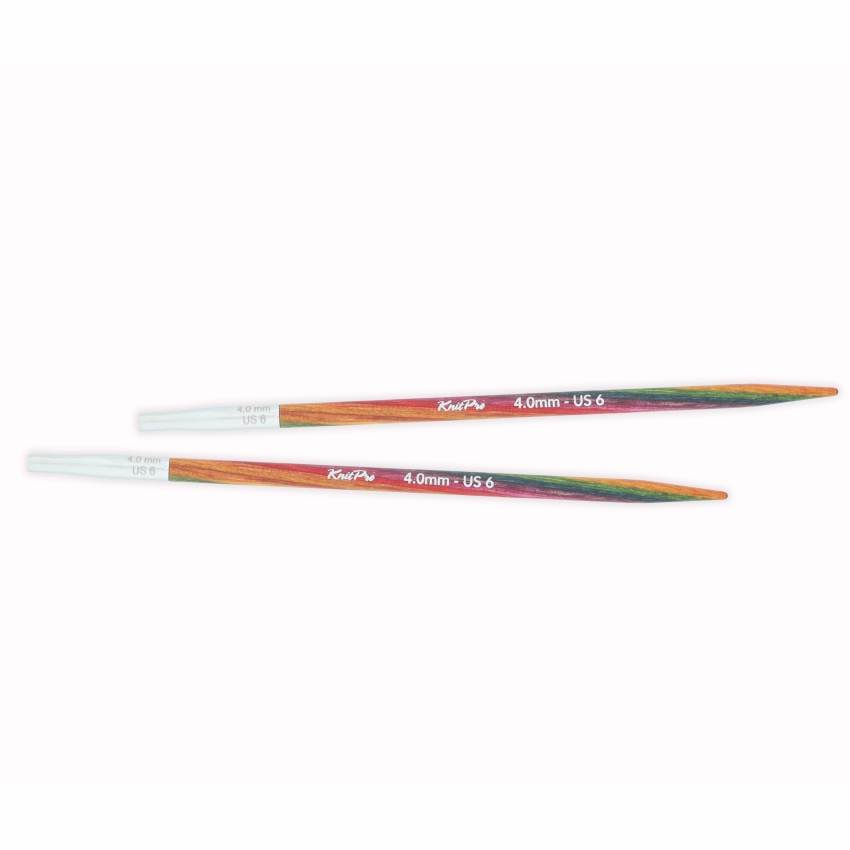 Спицы деревянные съемные для тросика 35-126 см Symfonie2 KnitPro, 4.00 мм 55304