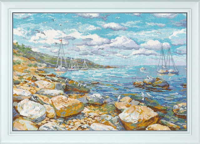 Набор для вышивания «Овен» 1177 Крымский берег,38*26 см