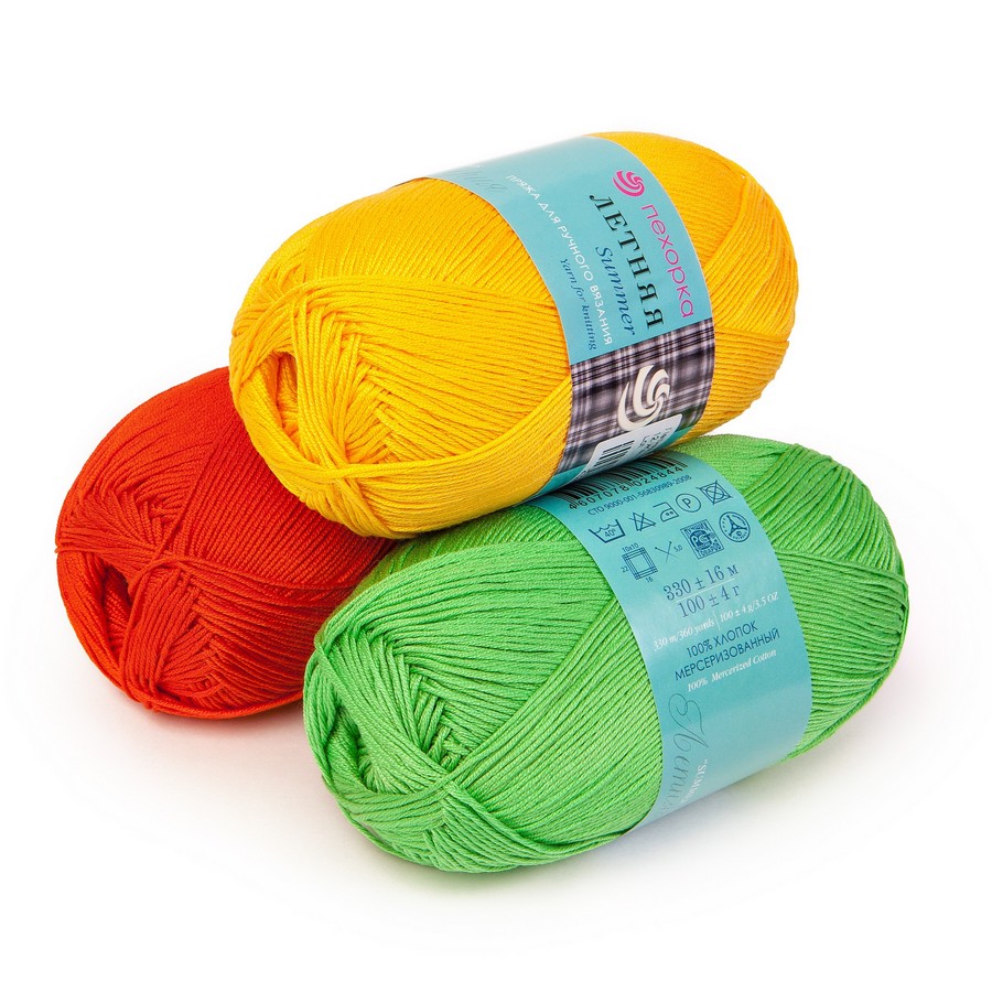Летняя, пряжа для ручного вязания 
