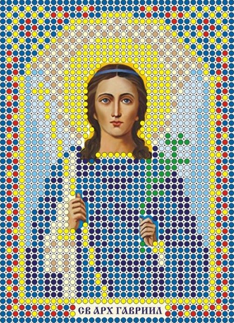 Набор РУССКАЯ СКАЗКА ММН-052 Св. Архангел Гавриил, 8 х11 см