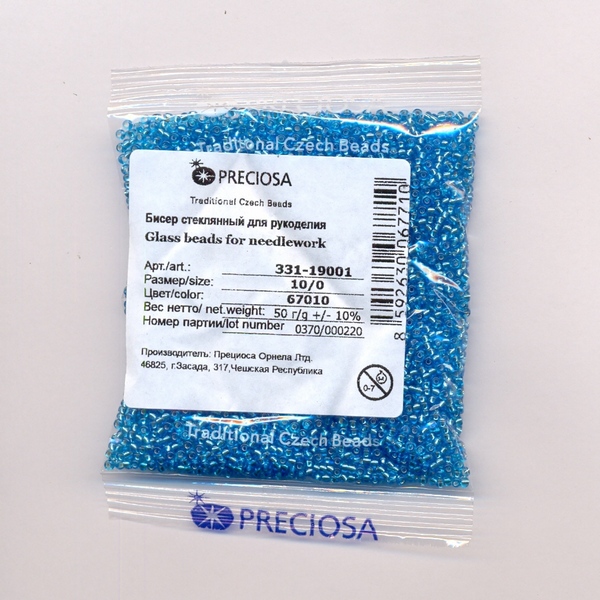 Бисер «Preciosa» 50 г, 331-19001-10/0-67010