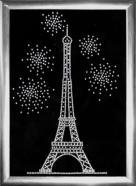 Набор для аппликации стразами «Золотое Руно» ХК-019 Праздник в Париже