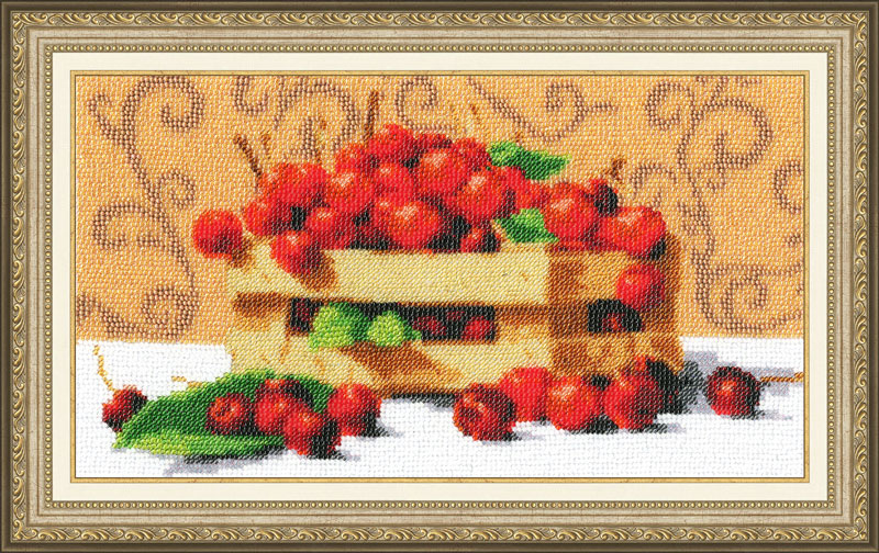 Набор для вышивания «Золотое Руно» РТ-024 Спелые вишни