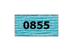 мулине "Gamma"  х/б 24 x 8 м 0855, бирюзово-голубой