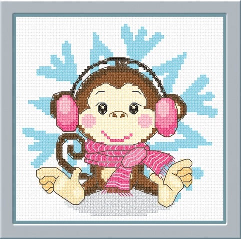 Набор для вышивания «Овен» 821 Снежинка,13*13 см