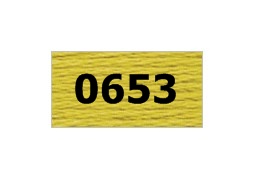 мулине "Gamma"  х/б 24 x 8 м 0653, св.горчичный