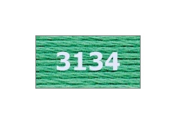 мулине "Gamma"  х/б 24 x 8 м 3134, св.зеленый