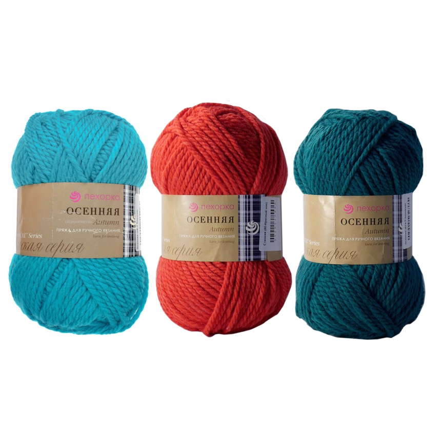 Осенняя, пряжа для ручного вязания