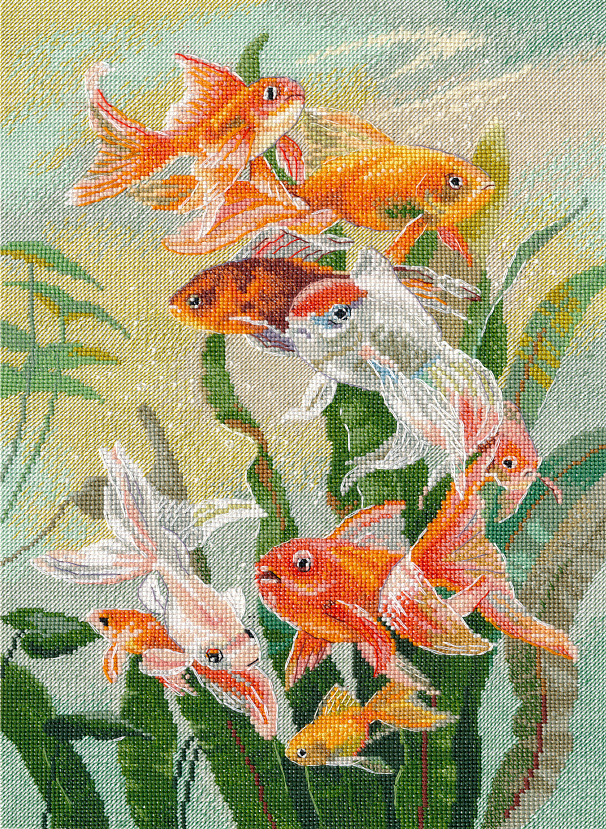 Набор для вышивания «Овен» 1630 "Золотой танец" 22×32 см