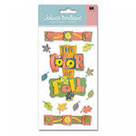 Стикеры 3D Цветы осени