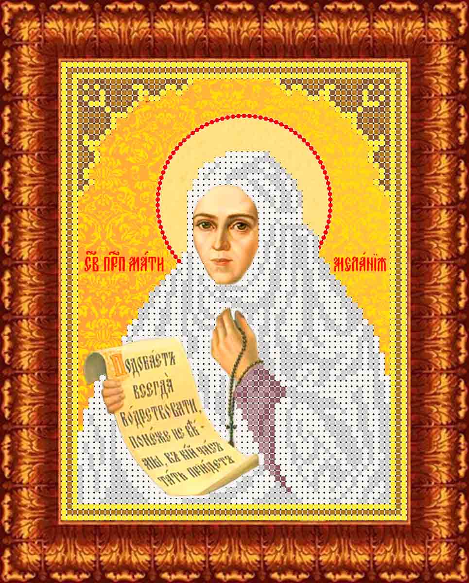 Рисунок-схема на ткани «Каролинка»  КБИ 5083 Икона Св.Мелания