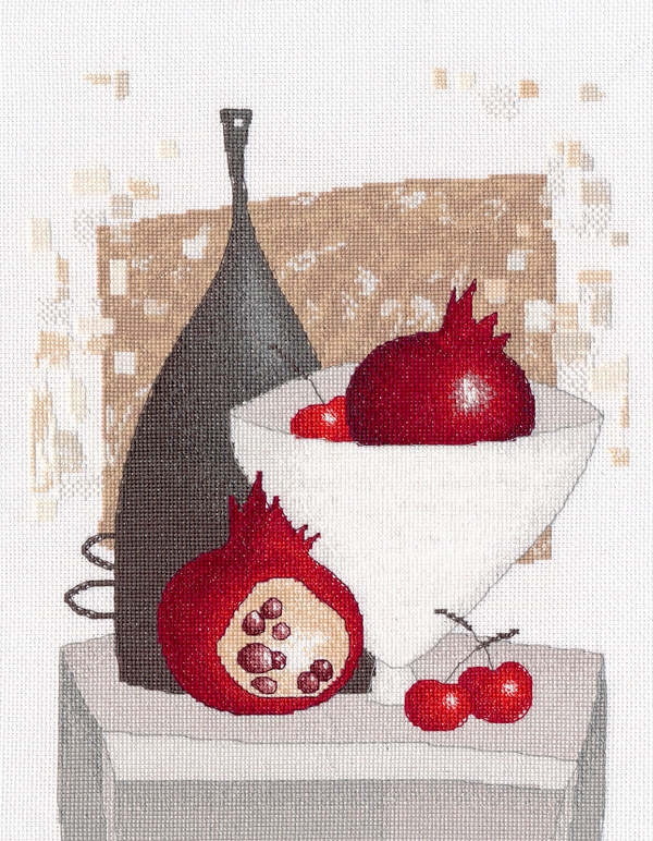 Набор для вышивания «Овен» 1679 " Гранатовый ноктюрн " 22 х 30 см