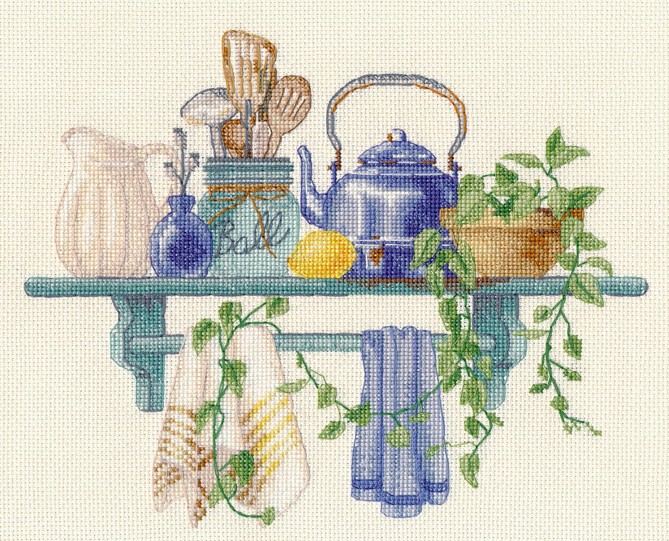 Набор для вышивания «Овен» 1638 "Кухонная композиция - 2" 23×19 см