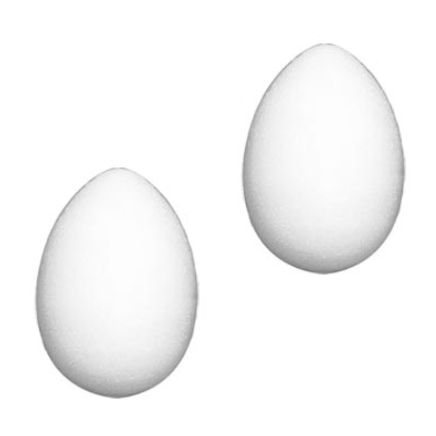 Форма из пенопласта ЯЙЦО, h=77 мм (Еврослот 2 шт.)