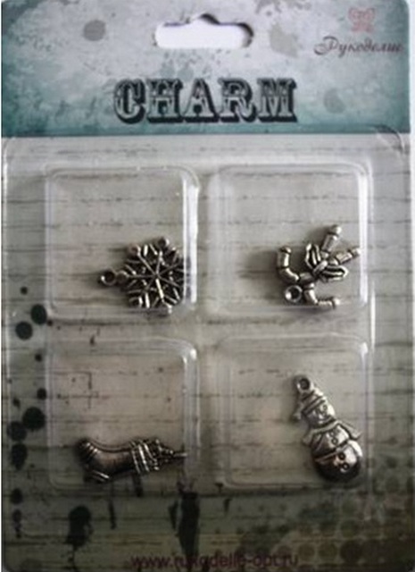 Металлические  подвески "Рукоделие" CM  1011"Новый год"