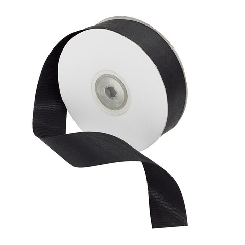Лента атласная 32,9 м*25 мм, 100% полиэстер, цв. 8141/3173 черный