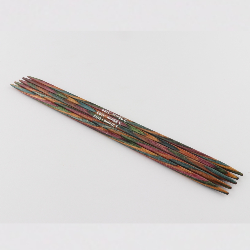 Спицы деревянные носочные Symfonie KnitPro, 10 см, 3.25 мм 20130