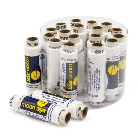 Набор швейных ниток Coats (№50, 130м, 20 шт), белый