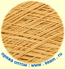 Анна 16, пряжа для ручного вязания (304 пшеница)