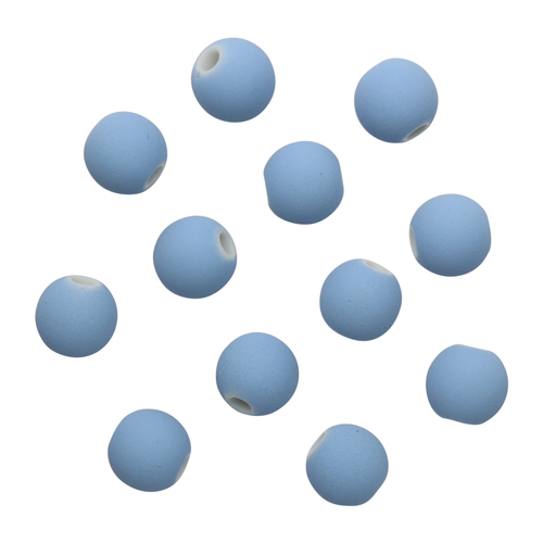 Бусины матовые, 8мм, 20гр. 008 голубой