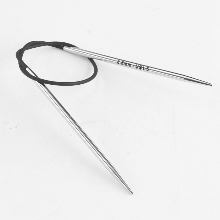 Спицы круговые латунные Nova Metal KnitPro, 25 см, 2.50 мм 10973