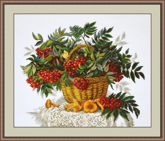 Набор для вышивания «Овен» 864 " Ах, эта красная рябина..",44*37 см.