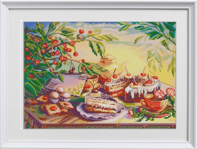 Рисунок на ткани «Конёк» 1300 Сладкий июнь  29х39 см