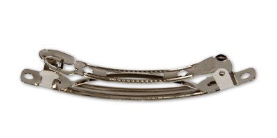 Заготовки для заколок DC-302/2 "Zlatka" 8 см 2 шт №02 под никель