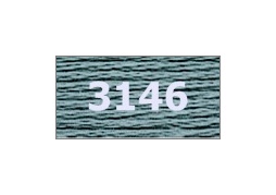 мулине "Gamma"  х/б 24 x 8 м 3146, серый