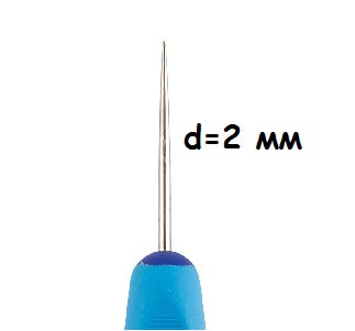 Шило швейное «Gamma» AWL-02 d=2,0 мм в блистере