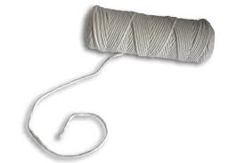 Шпагат хлопковый крученый 4 мм (кремовый) 100м