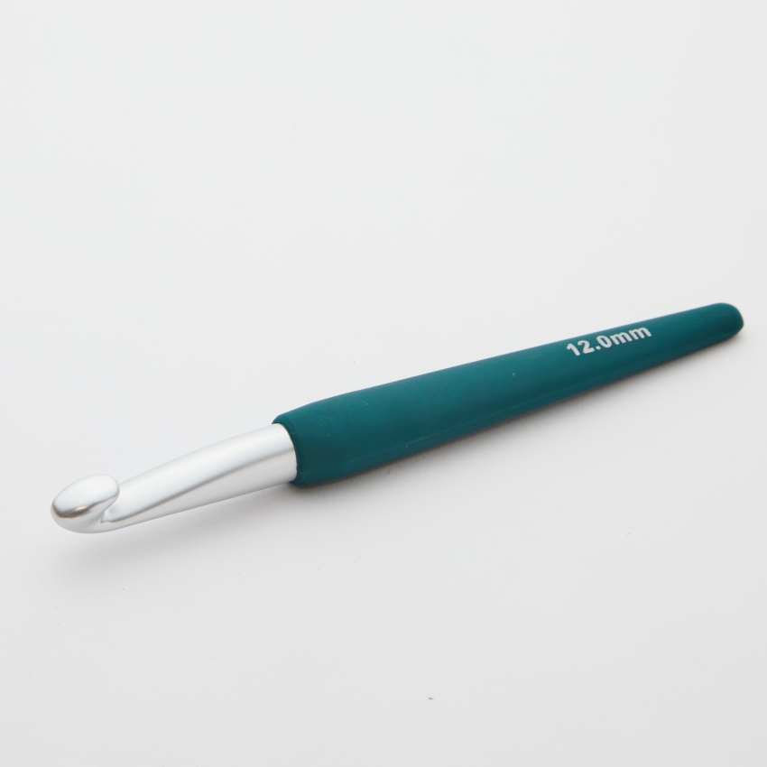 Крючок для вязания алюминиевый односторонний Waves KnitPro, 12.00мм 30949