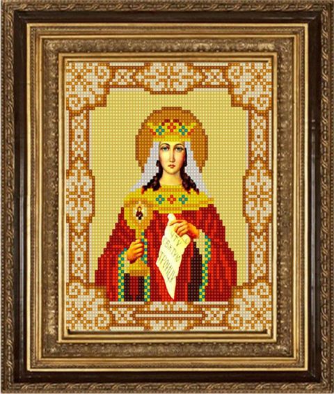 Рисунок на ткани «Конёк» 9174 Св. Варвара, 15х18 см