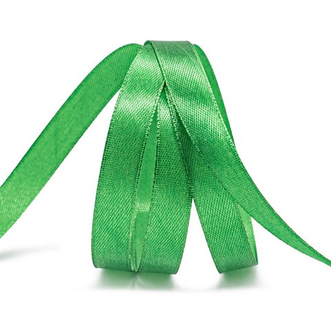 Лента атласная 1,2 см х 22,86 м цв.092 зеленый