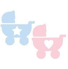 Термонаклейка "Две детские коляски"