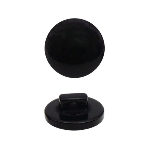 Пуговица в тубе на ножке 0311-0573 цвет черный 18 L уп/36шт