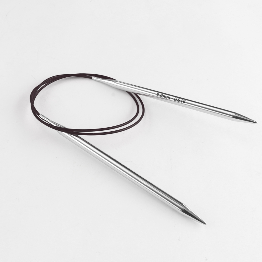 Спицы круговые латунные Nova KnitPro, 120 см, 6.00 мм 11371