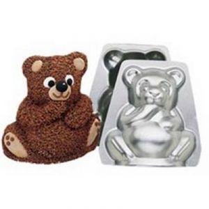 Метал. форма для выпечки "Сидящий мишка"