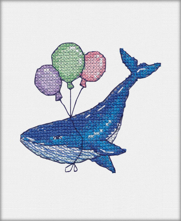 Набор для вышивания «Овен» 1228 Кит,9*8 см.(водорастворимая канва,вышивается на одежде)