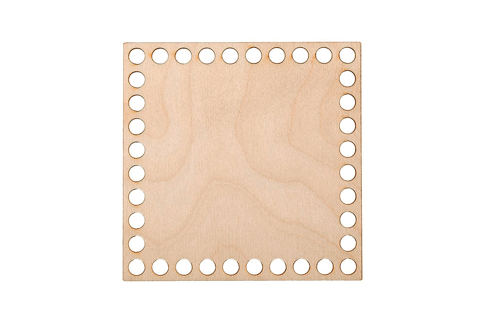 Заготовки для декорирования "Mr. Carving" БА-10 Панно с перфорацией "Квадрат" фанера 12*12*0,4