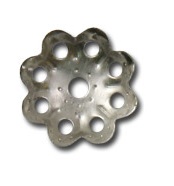 Розетка для бус "Zlatka" DR-013 50 шт. (02 под никель)